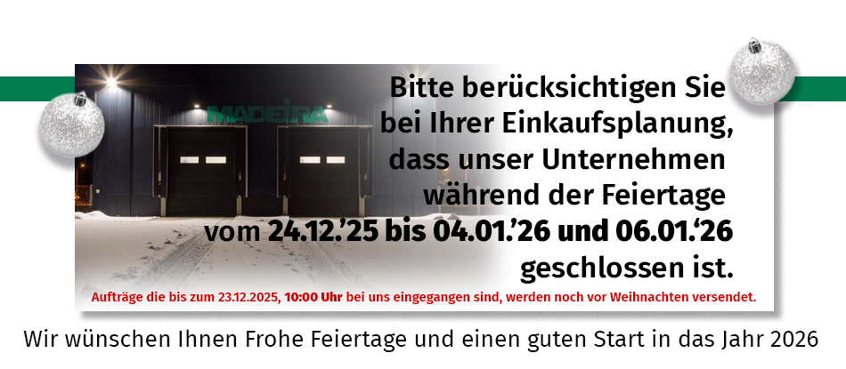 Frohe Feiertage im Jahr 2025; berücksichtigen Sie unsere Öffnungszeiten 